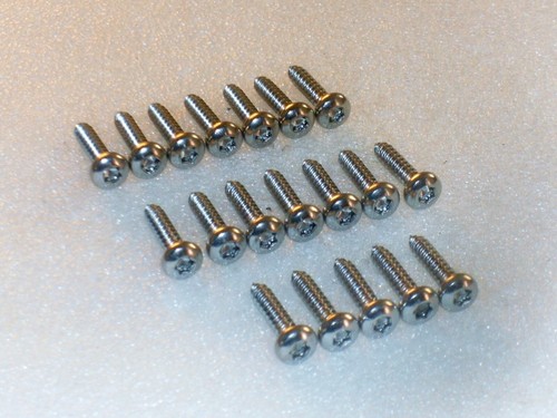 19pc stainless 8x3 - 8x3/4", torx